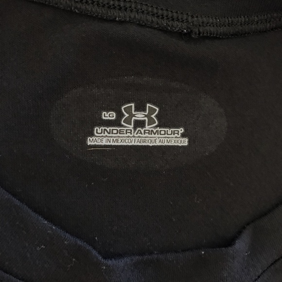 UNDER ARMOUR Black Lightweight T-Shirt - Picture 6 of 7